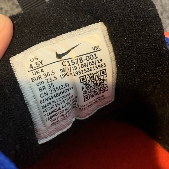 (GS) Nike Air Max ‘97 in ‘Black/Multi’ - Picture 6 of 14